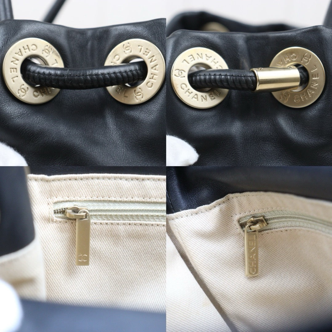 Good ( Rank AB) ｜ CHANEL Camellia Lamb Skin ToteBag PM Made In 2002～2003Year ｜W25121606
