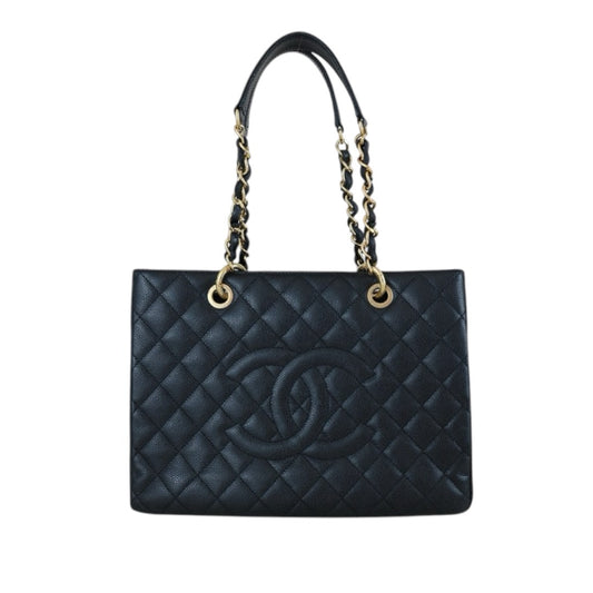 Good ( Rank AB)｜ CHANEL Matrasse GST Chain Tote Bag Caviar Skin Black  Made In 2011 Year｜S24111811