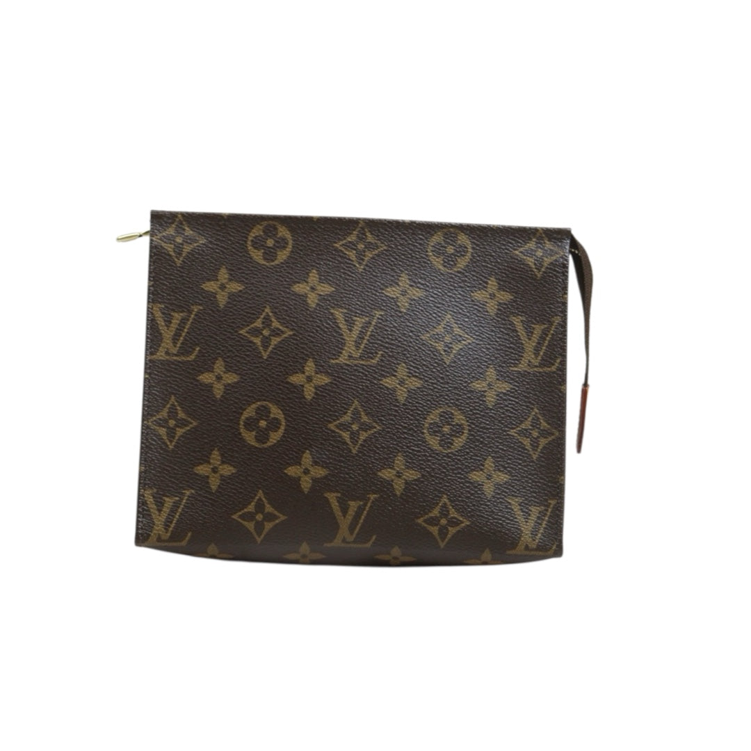 Include Entrupy Certificate of Authenticity｜Very Good ( Rank A) ｜Louis Vuitton Monogram Pochette Toilette 19｜26102305