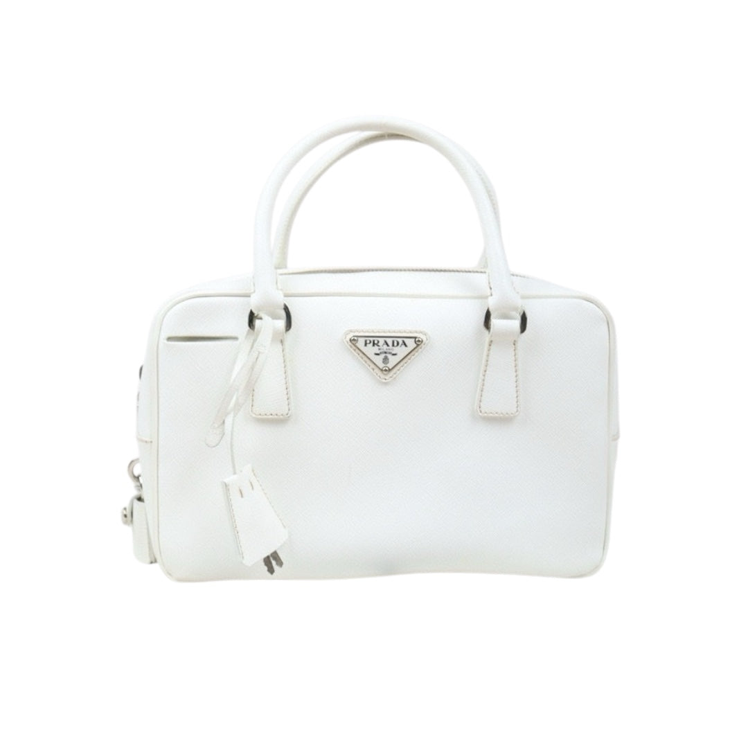 Good ( Rank AB)｜Prada Plume mini HandBag White｜V24121909