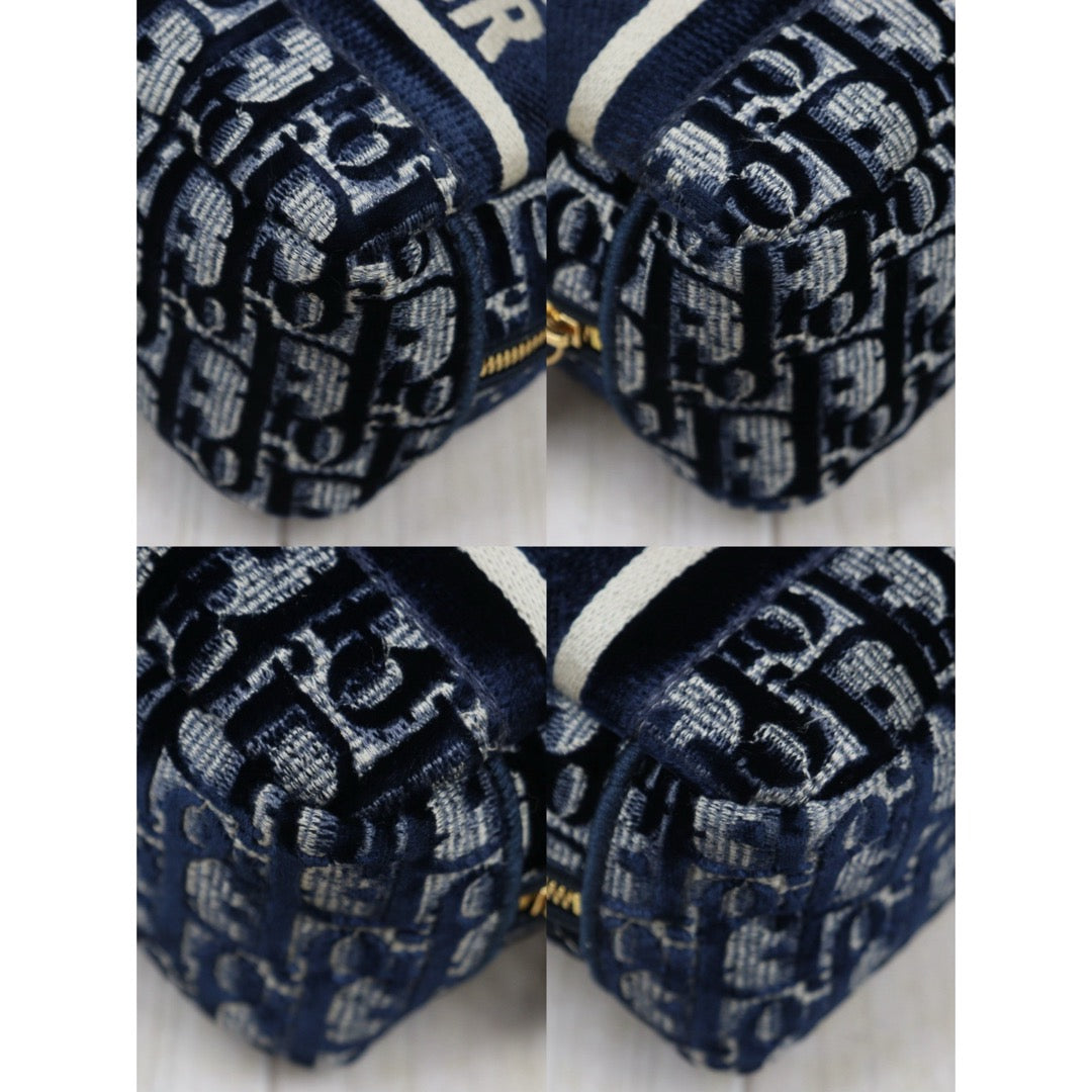 Very Good ( Rank A)｜Dior Travel Oblique Cosmetic Pouch ｜S25071015