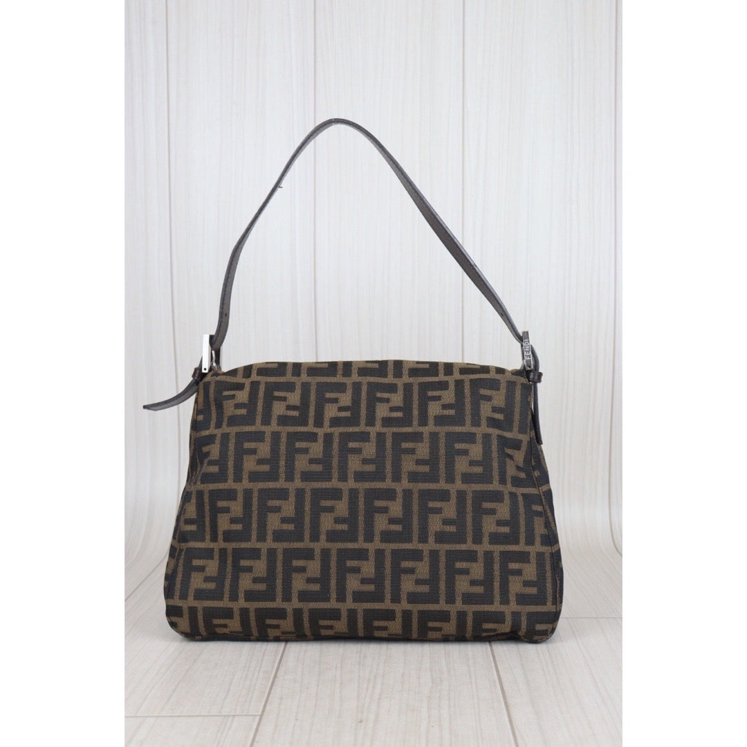 Rank A｜ FENDI Zucca Mamma Baguette Shoulder Bag ｜23092804