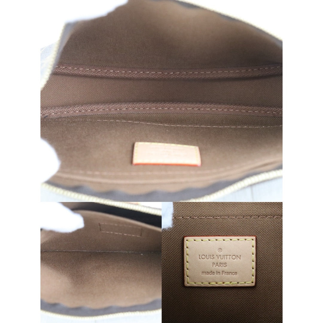 Include Entrupy Certificate of Authenticity｜Very Good ( Rank A)｜ Louis Vuitton Monogram Multi Pochette Accessoire Khaki｜Z26092910