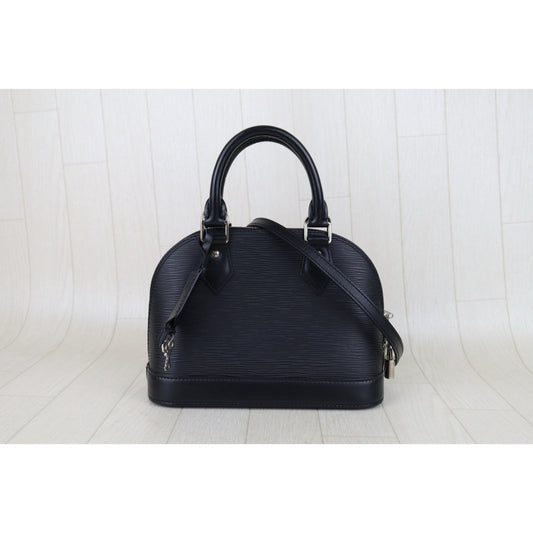 Very Good ( Rank A)｜LV Epi Alma BB HandBag Shoulder Bag Black IC Chips Model ｜S25081015