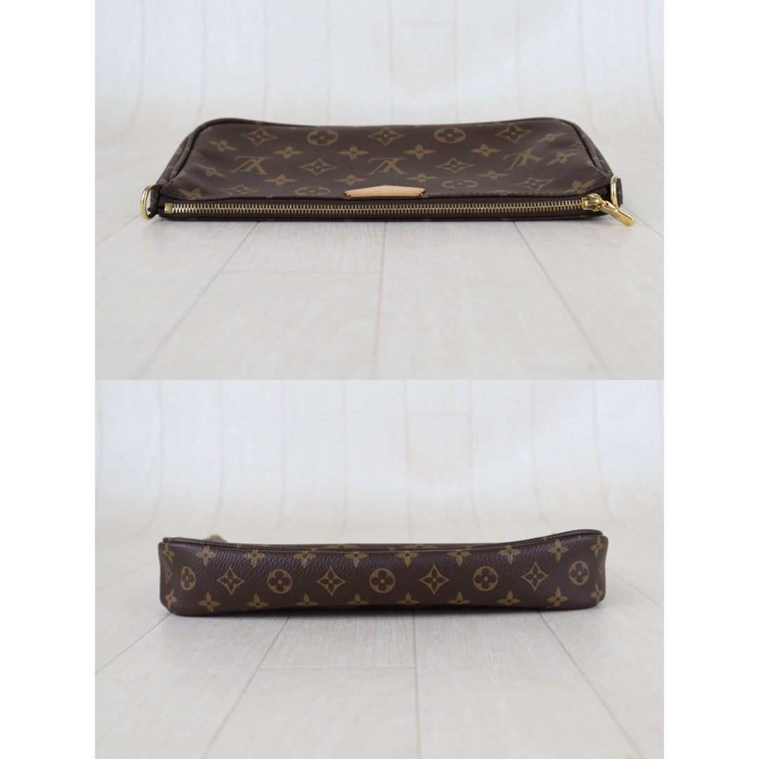 Include Entrupy Certificate of Authenticity｜Very Good ( Rank A) ｜ Louis Vuitton Monogram Multi Pochette Accessoire Rose Clair｜S26090721