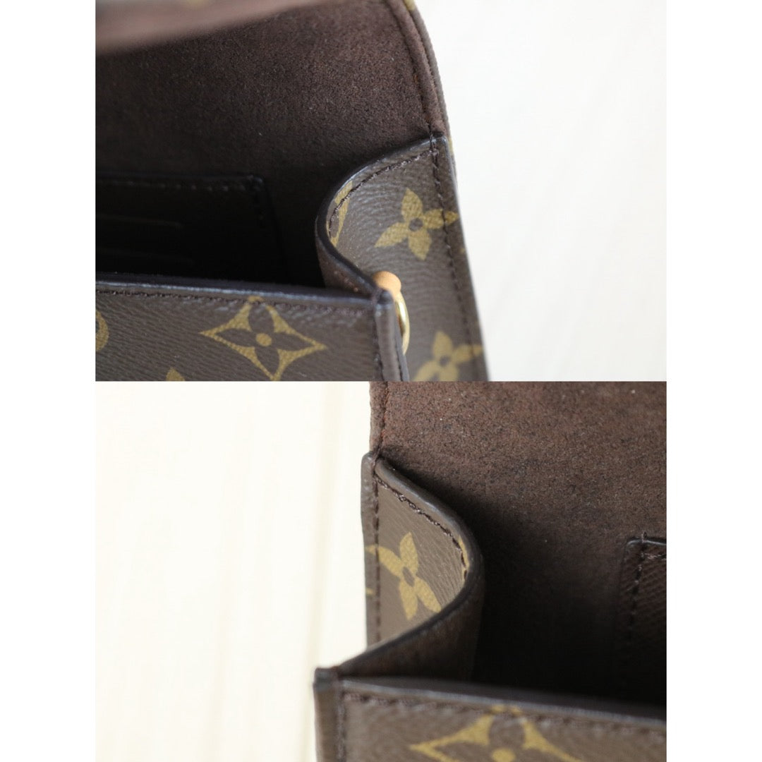 Include Entrupy Certificate of Authenticity｜Very Good ( Rank A)｜Full Set Louis Vuitton Monogram Lily WOC Shoulder Bag｜X26010411