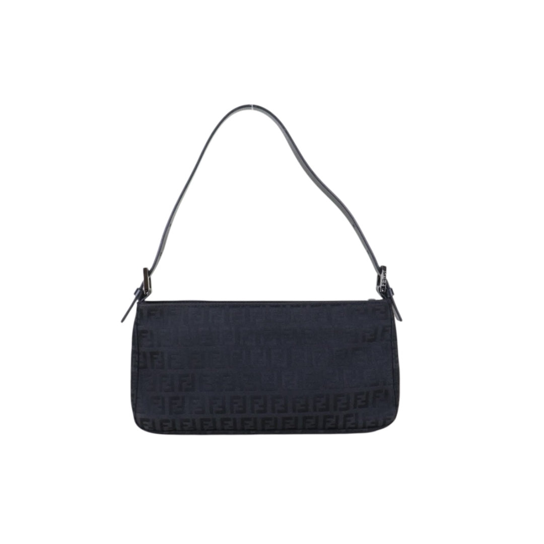 Include Entrupy Certificate of Authenticity｜Very Good ( Rank A)｜ FENDI Mamma  Shoulder Bag Black｜S26072526