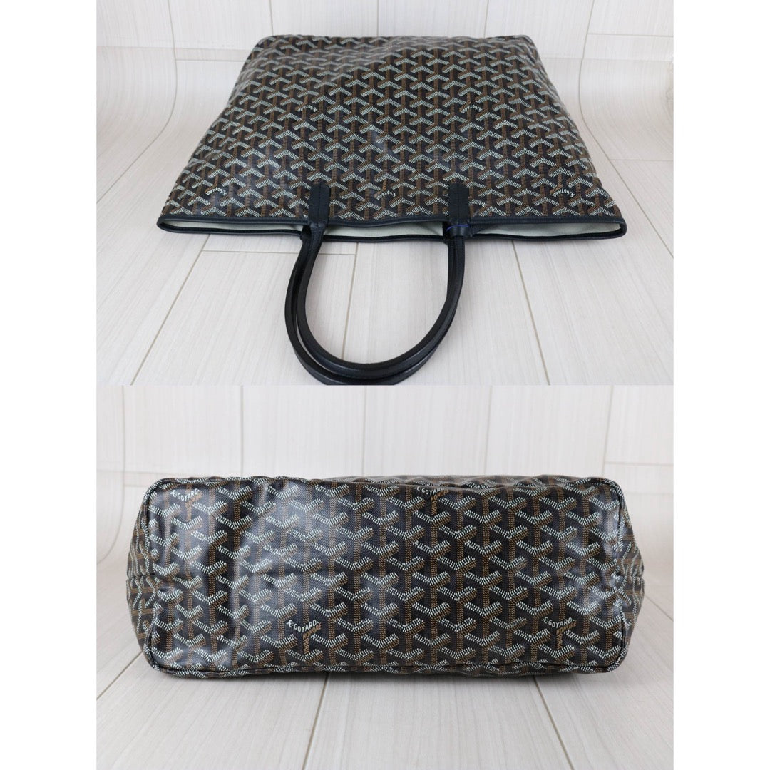 Very Good ( Rank A)｜ Goyard Saint-Louis MM Tote Bag Black｜S25112911