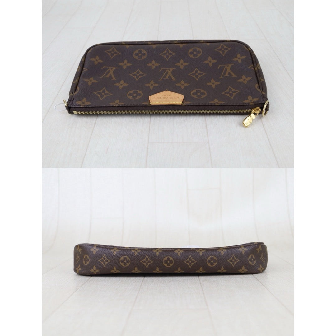 Include Entrupy Certificate of Authenticity｜Very Good ( Rank A)｜Louis Vuitton Monogram Multiti Pochette Accessoire  IC Chips Model ｜S26071804