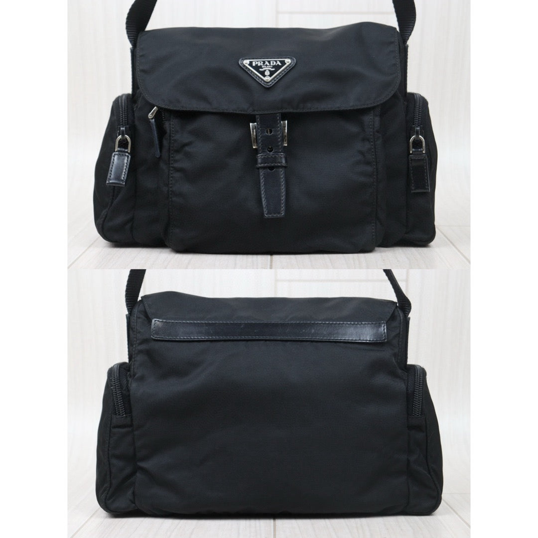 Good ( Rank AB)｜Prada  Nylon ShoulderBag Black｜24110705