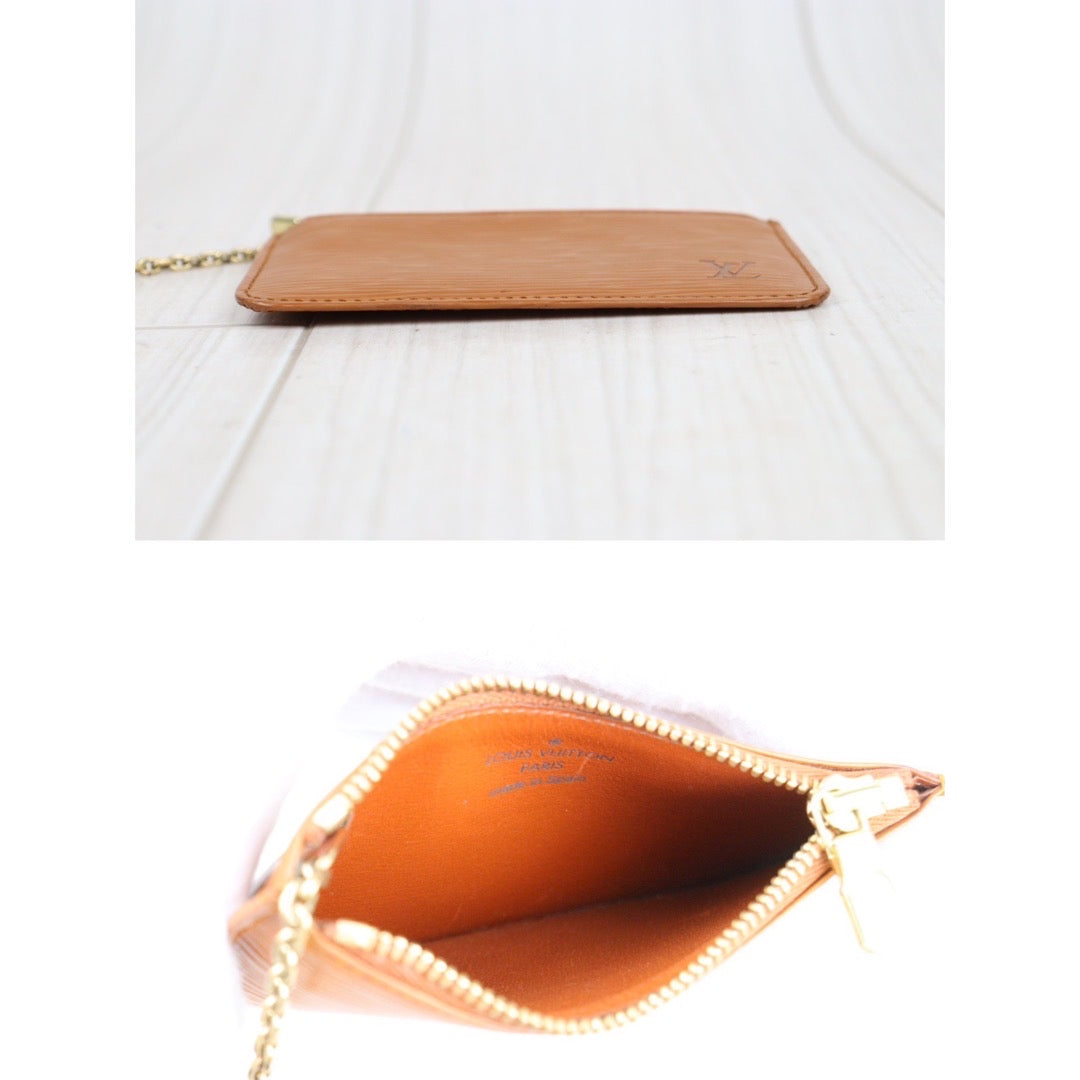 Rank AB ｜LV Epi Pochette Kure Coin Case Key Case ｜23111403