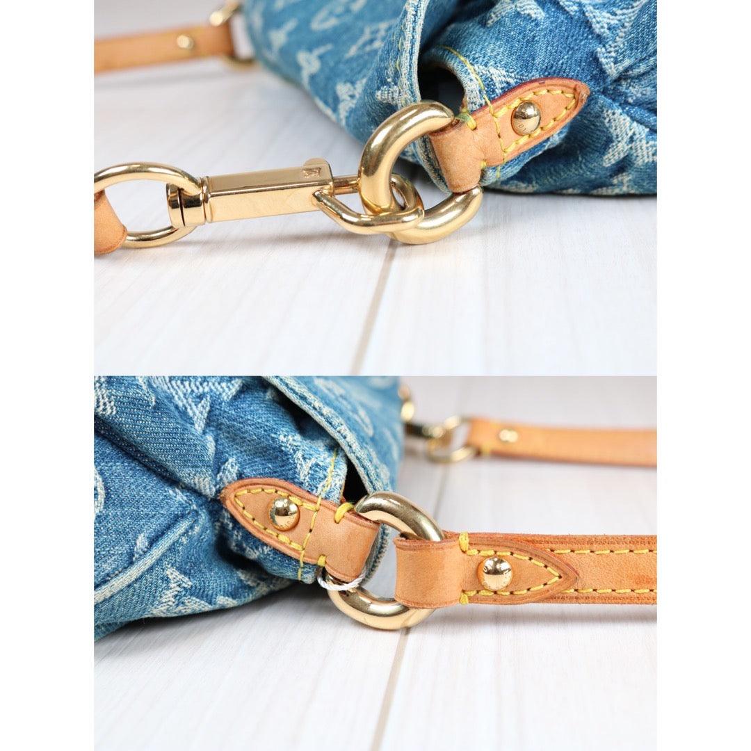Rank AB ｜  LV Monogram Denim  Shoulder Bag  ｜S24070903