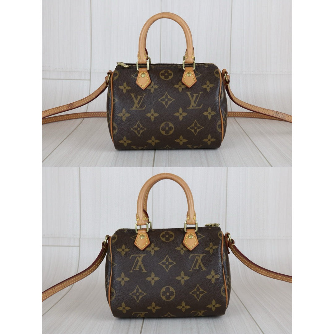 Good ( Rank AB)｜LV Monogram Nano Speedy  Shoulder Bag｜S24112202