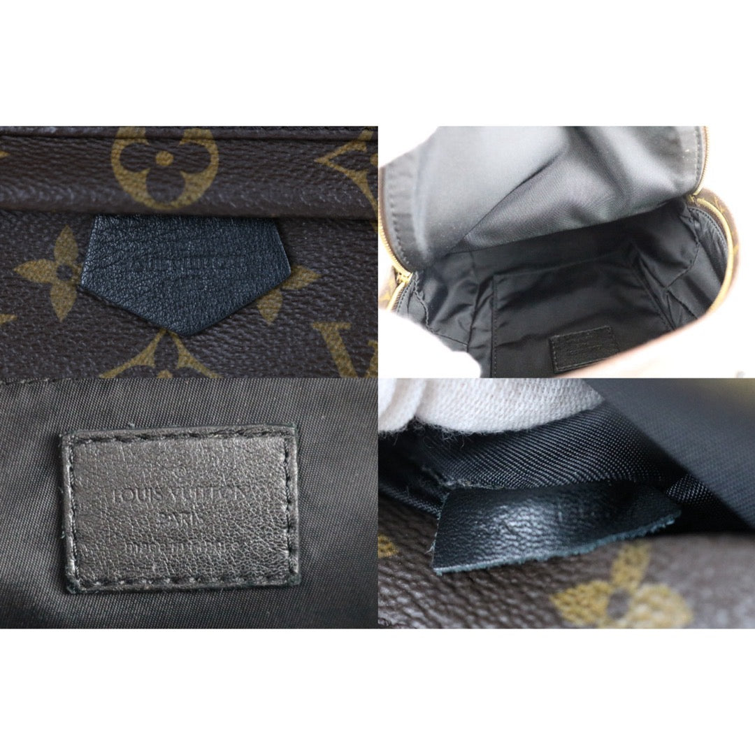 Include Entrupy Certificate of Authenticity｜Good ( Rank AB)｜  Louis Vuitton Monogram Coated Canvas Mini Palm Springs Backpack｜X26052602