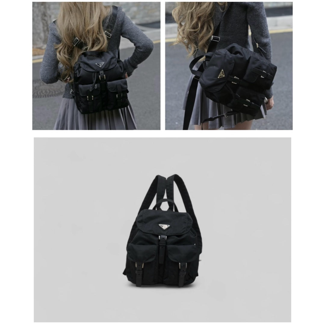 Good ( Rank AB)｜Prada Nylon Backpack Small Black｜25060903
