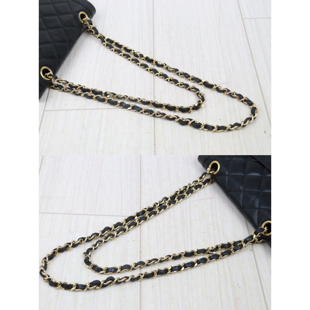 Good ( Rank AB) ｜ CHANEL Paris Limited Series Matrasse Classic Double Flap 22 Shoulder Bag Black Made In 1991-1994 Year｜25061008