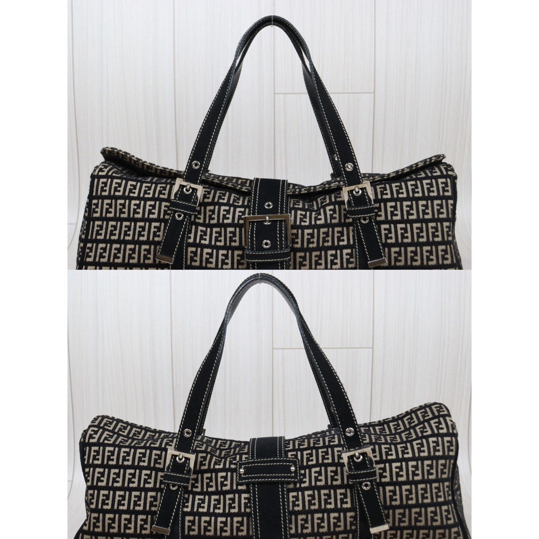 Rank AB ｜ FENDI Zucca Mamma Shoulder Bag ｜Q24022223