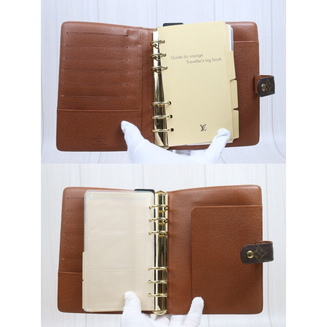 Include Entrupy Certificate of Authenticity｜Very Good ( Rank A)｜ Louis Vuitton Monogram Agenda MM Notebook Cover ｜26052705