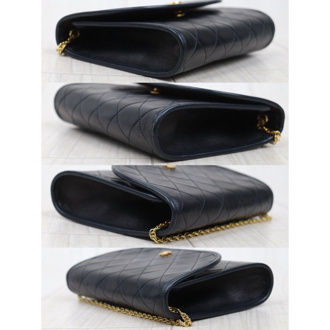 Very Good ( Rank A)｜ CHANEL Mini Coco Mark Matrasse Lambskin Chain Shoulder Bag ｜25062305