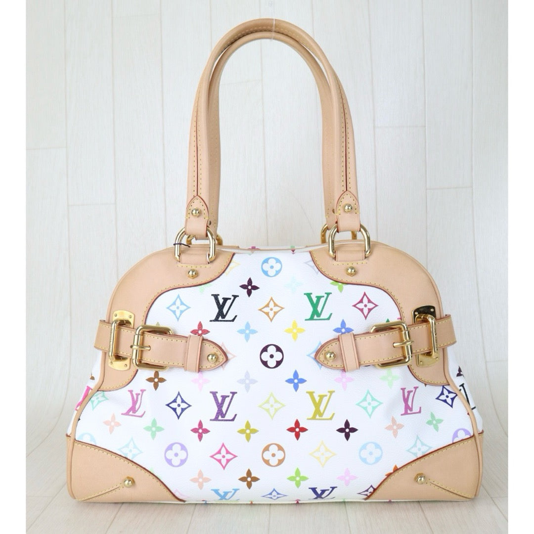 Include Entrupy Certificate of Authenticity｜Very Good ( Rank A)｜Louis Vuitton Takashi Murakam Multi Monogram  Claudia HanBag｜S26073120