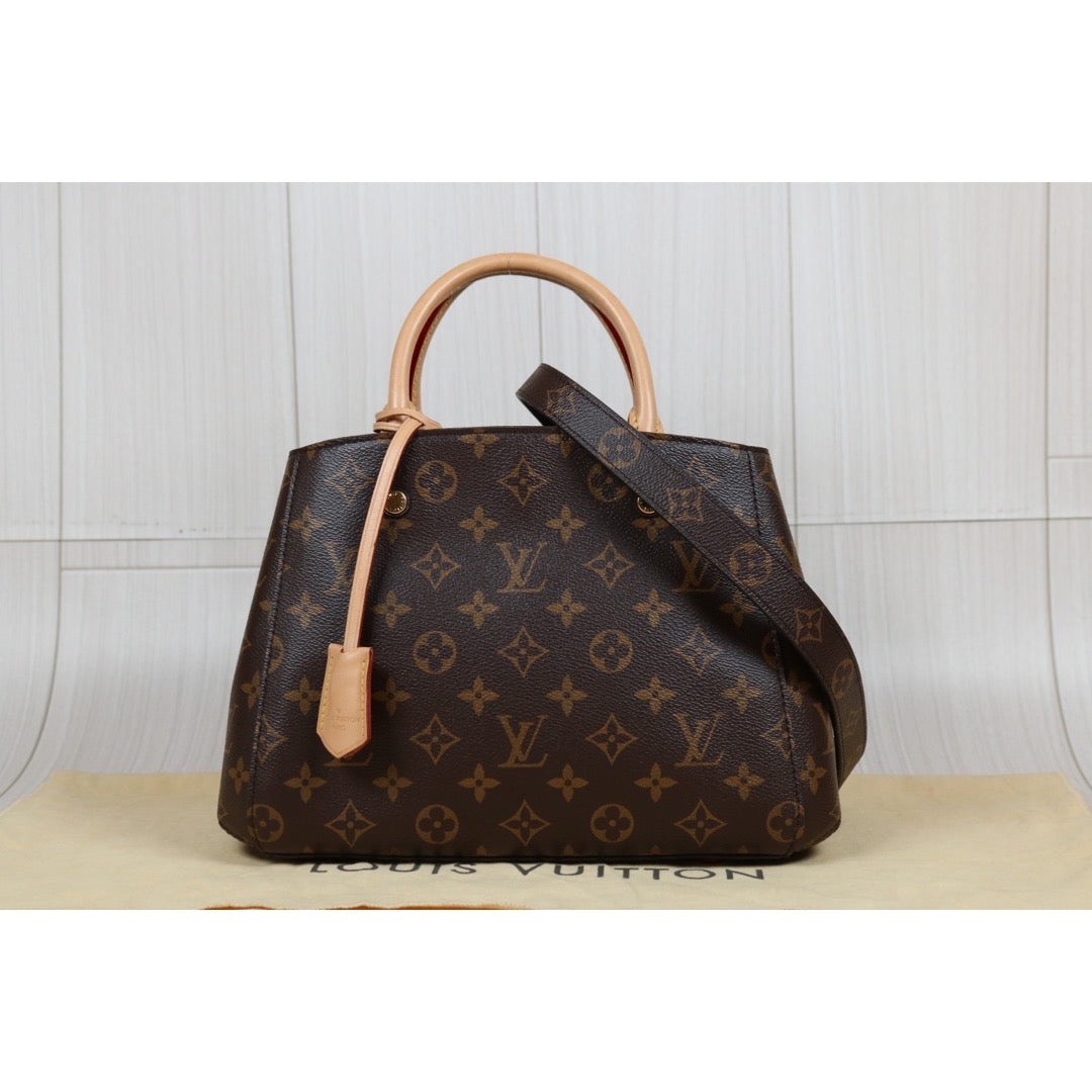 Rank AB ｜LV Monogram Montaigne BB Hand Bag Shoulder Bag｜W24051301