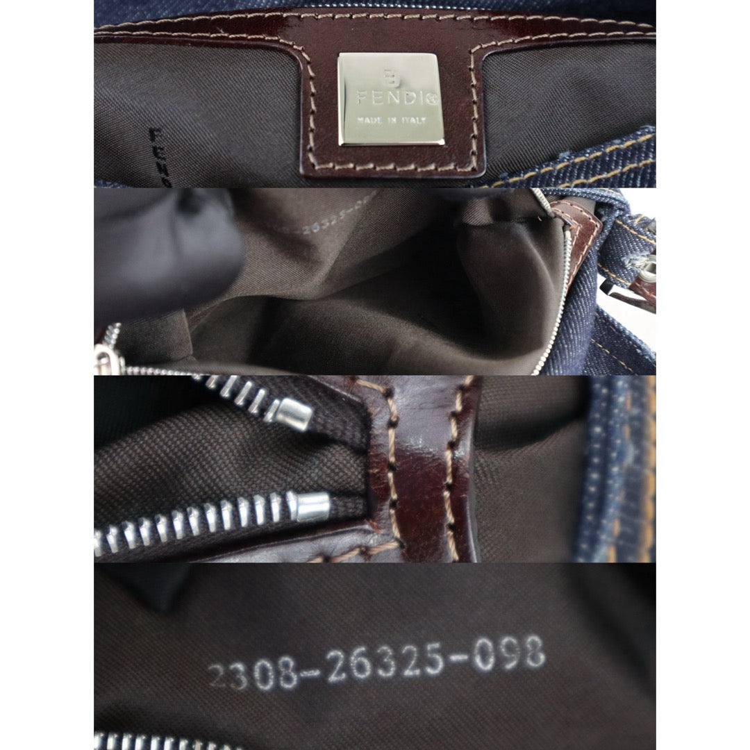 Good ( Rank AB)｜  FENDI Denim Baguette Shoulder Bag  ｜J25060505