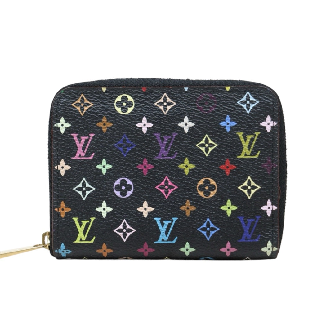Very Good ( Rank A)｜ LV Monogram Multicolor Wallet Black ｜25022010