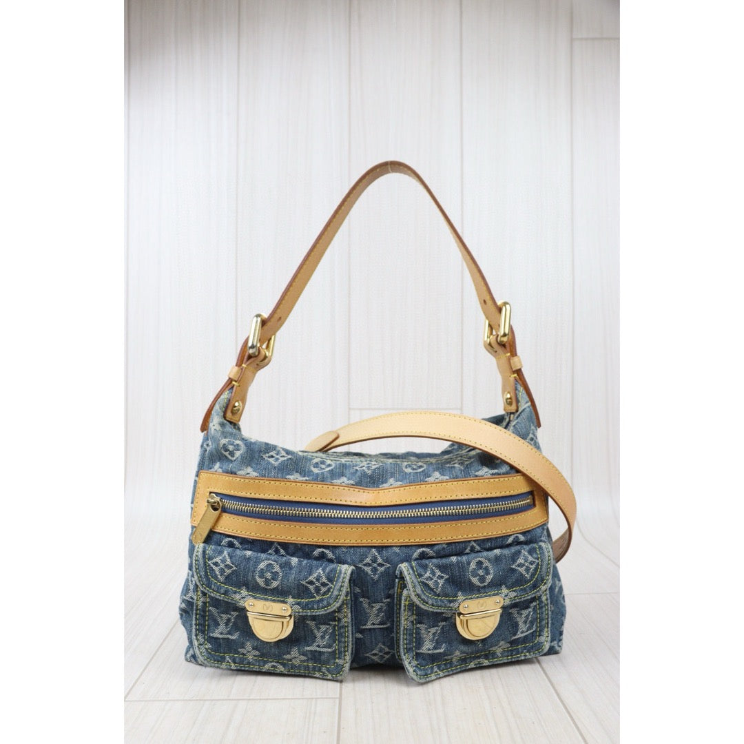 Good ( Rank AB)｜  LV Monogram Baggy Denim Shoulder Bag｜24072503