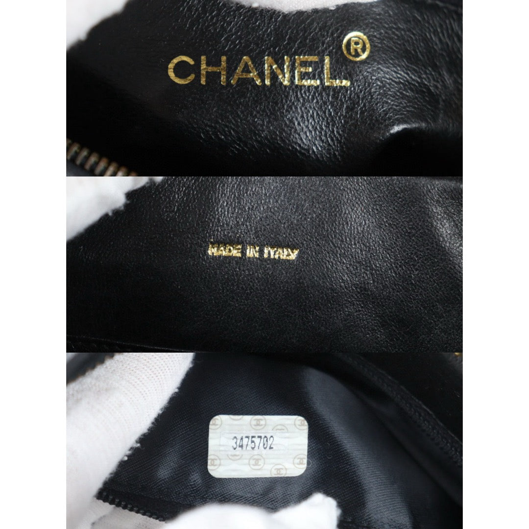 Good ( Rank AB)｜ CHANEL Matrasse Chain Camera Bag  23 Shoulder Bag Black  Made in 1994-1996Year ｜P24083005