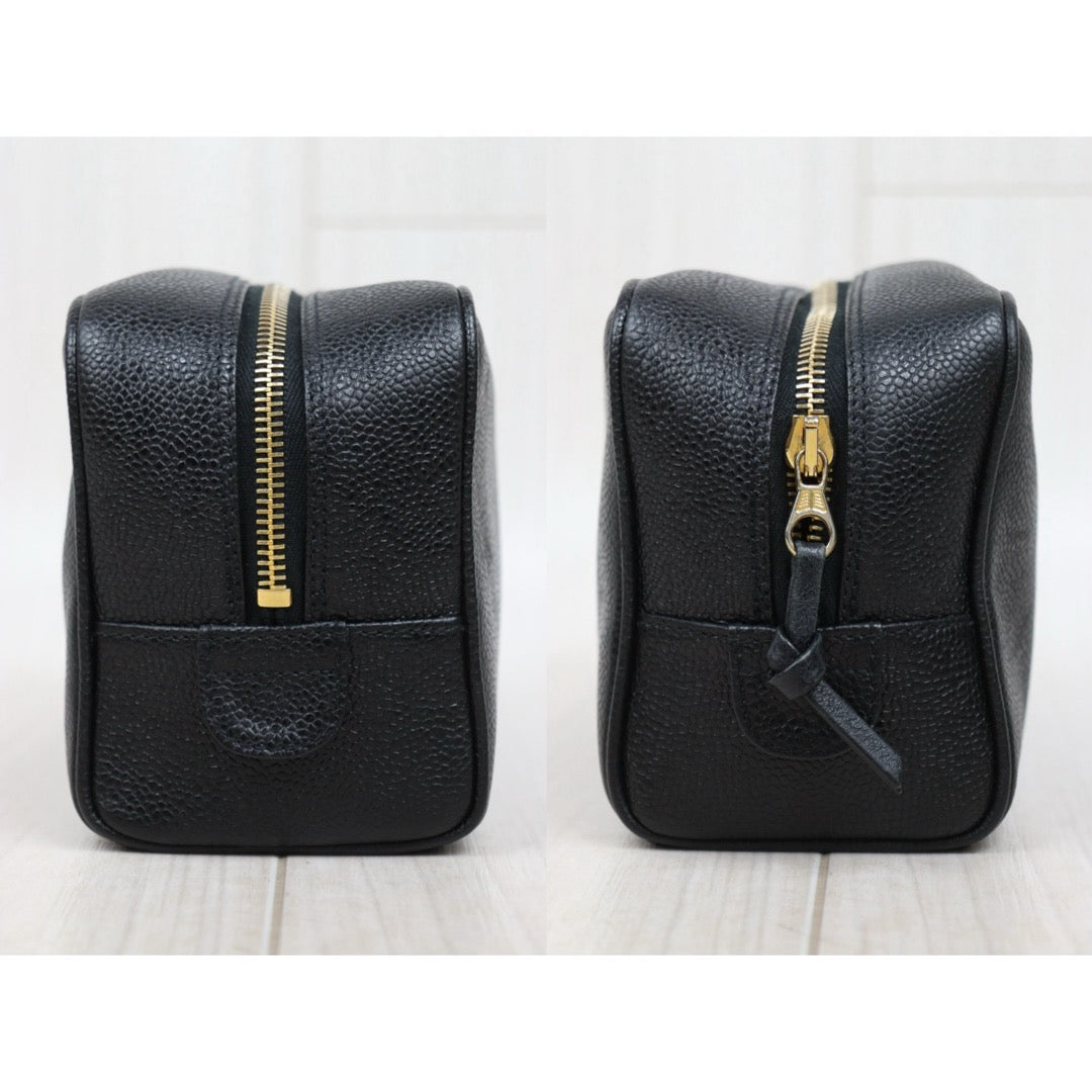 Very Good ( Rank A)｜ CHANEL Caviar Skin Vanity Handbag  Made In 1996～1997Year ｜25120607