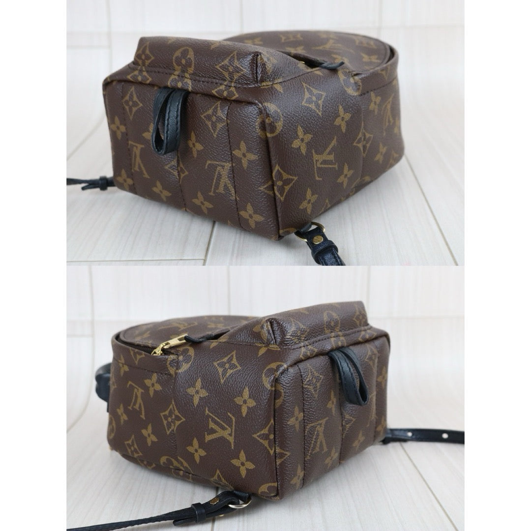 Include Entrupy Certificate of Authenticity｜Very Good ( Rank A)｜  Louis Vuitton Monogram Coated Canvas Mini Palm Springs Backpack ｜S26080601