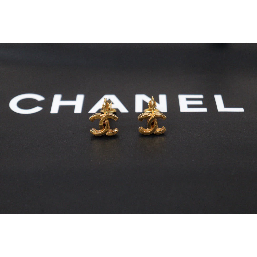 Rank A ｜CHANEL COCO Earrings 18k Gold Plated ｜24062019