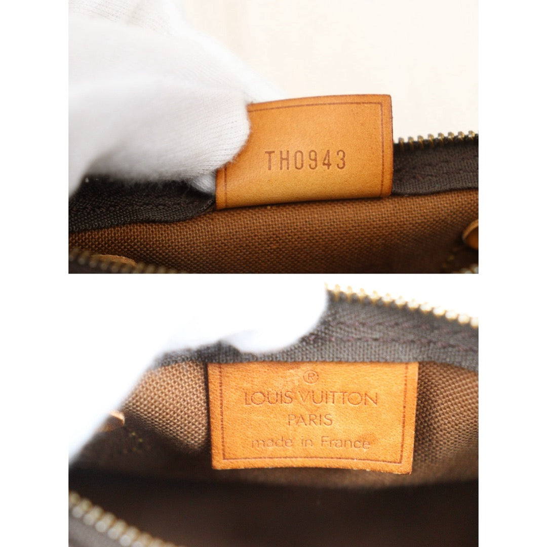 Include Entrupy Certificate of Authenticity｜Good ( Rank AB) ｜ Louis Vuitton Monogram Mini Speedy  Hand Bag With Shoulder Strap｜26090704