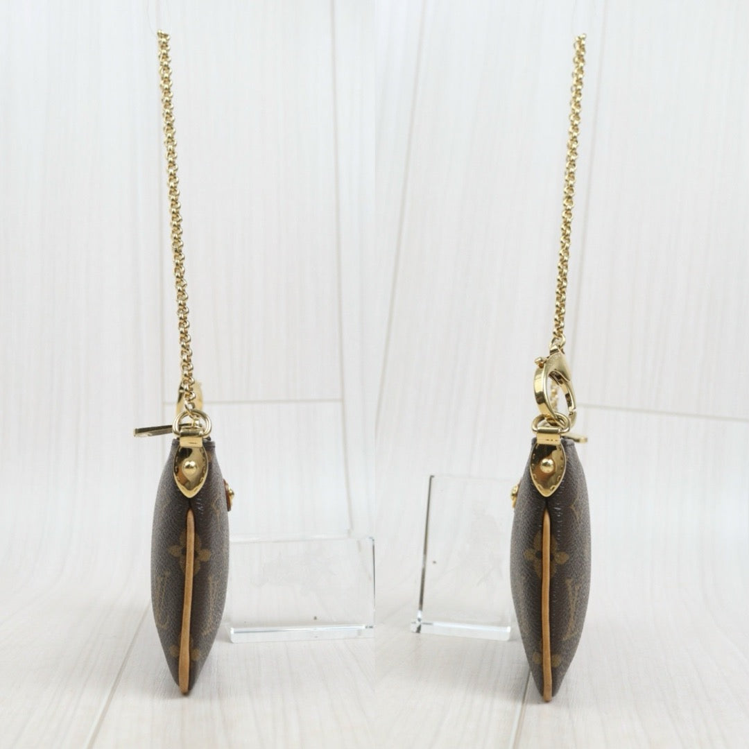 Include Entrupy Certificate of Authenticity｜Good ( Rank AB)｜ Louis Vuitton Monogram Milla MM Chain Bag｜26102304