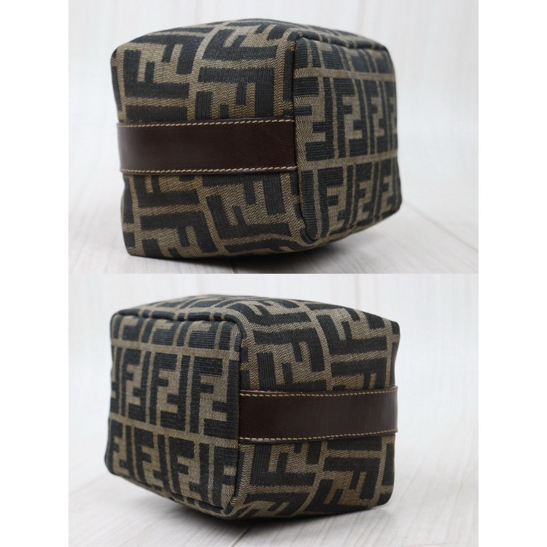 Good ( Rank AB) ｜ FENDI PM Zucca Handbag ｜24122625