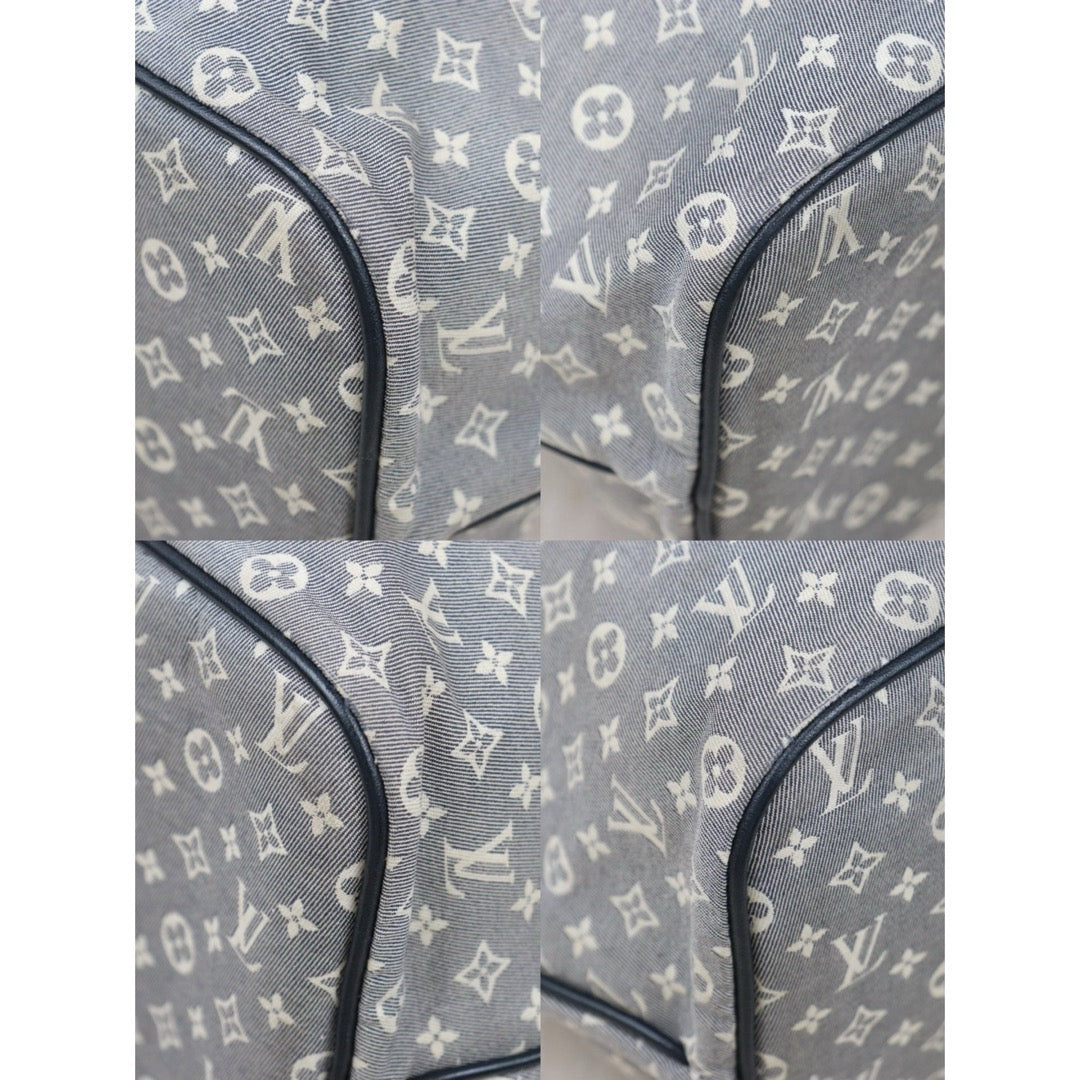 Good ( Rank AB)｜ LV Monogram Denim Neverfull MM Blue｜H25052510