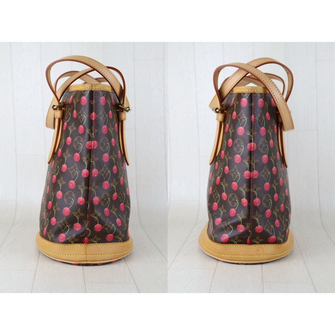 Good ( Rank AB)｜ LV Takashi Murakam Cherry Monogram Petit Bucket PM Tote Bag｜S25042807