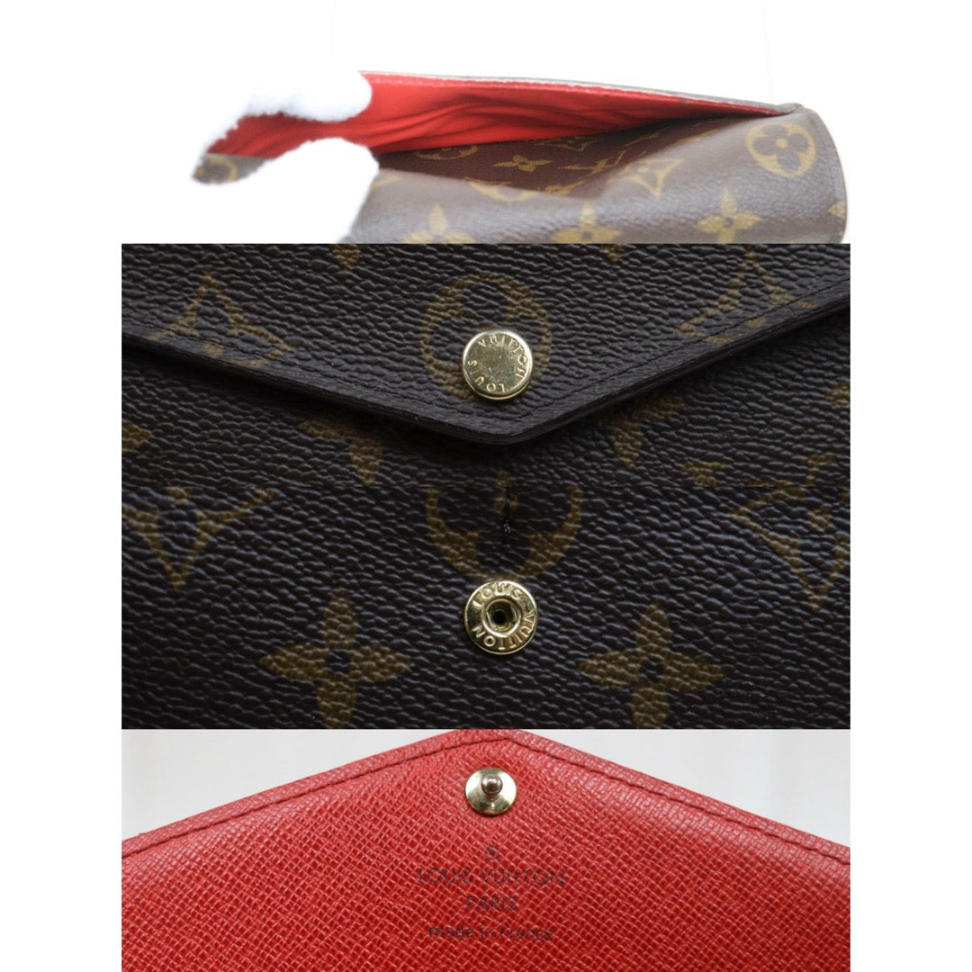 Good ( Rank AB)｜  LV Monogram Sarah Long Style Wallet ｜25120606