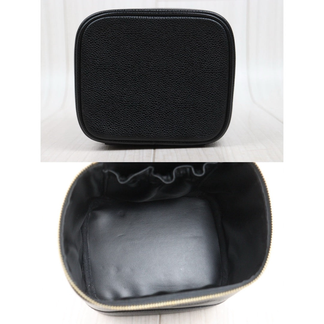 Very Good ( Rank A) ｜ CHANEL Caviar Skin Vanity Handbag  Made In 2002～2003Year ｜25112108