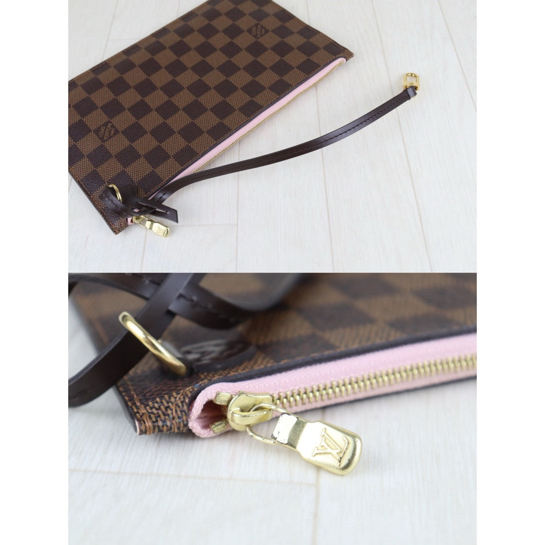 Include Entrupy Certificate of Authenticity｜Good ( Rank AB)｜ Louis Vuitton Damier Neverfull MM With Pouch｜S26010401