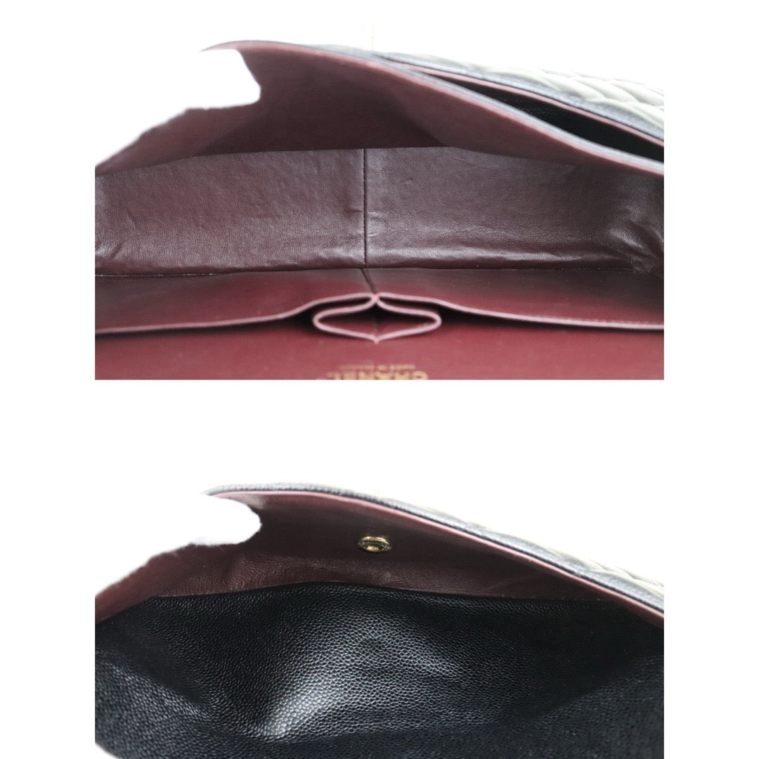 Very Good ( Rank A)｜ CHANEL Matrasse Chain Caviar Skin Jumbo Black  Made In 2012 Year｜S25110322