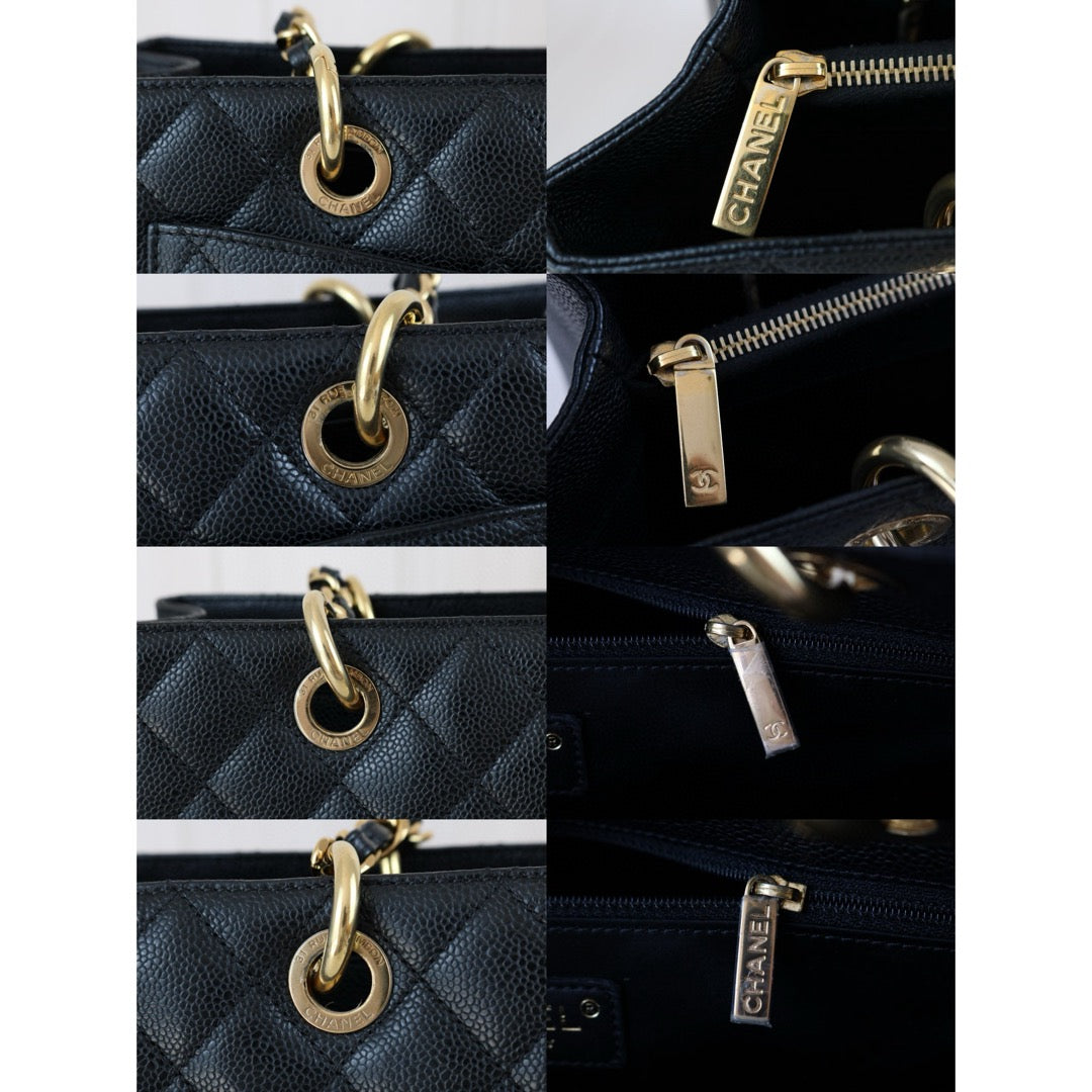Good ( Rank AB)｜ CHANEL Matrasse GST Chain Tote Bag Caviar Skin Black  Made In 2011 Year｜S24111811