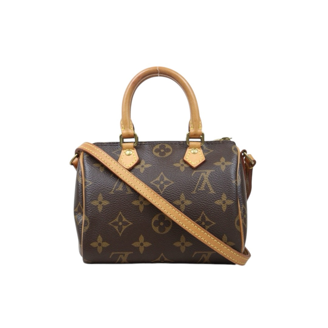 Good ( Rank AB)｜LV Monogram Nano Speedy  Shoulder Bag｜S24112203