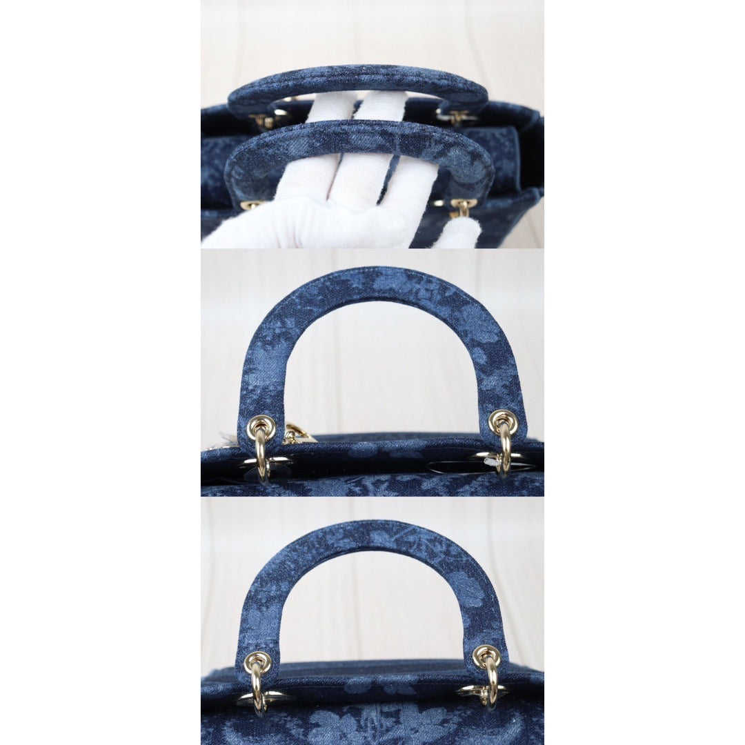 Rank SA ｜  Dior Denim  Embroidered Handbag With Shoulder Bag ｜P24051324