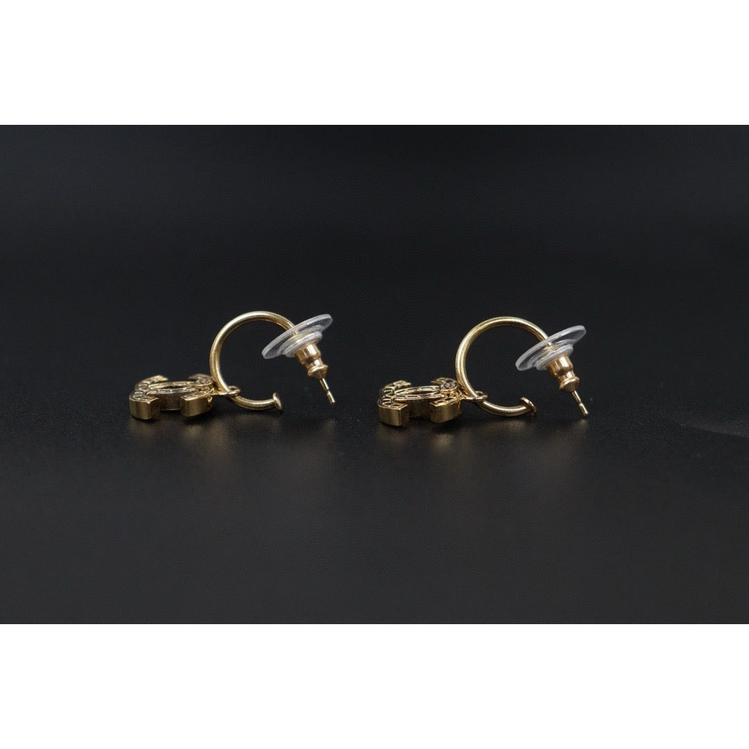 Very Good ( Rank A) ｜CHANEL COCO Earrings 18k Gold Plated ｜24103123