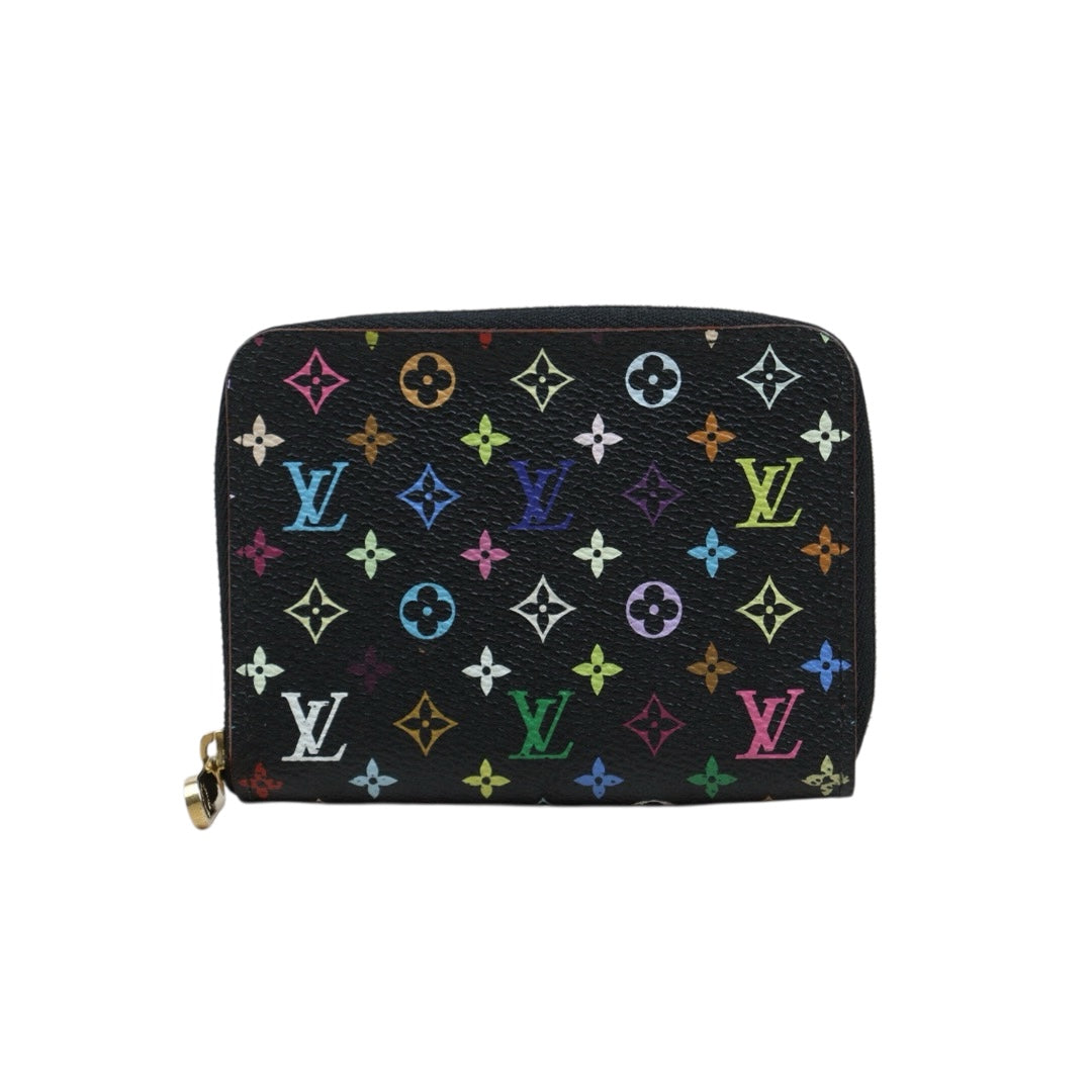 Good ( Rank AB)｜ LV Monogram Multicolor Wallet Black ｜25052213