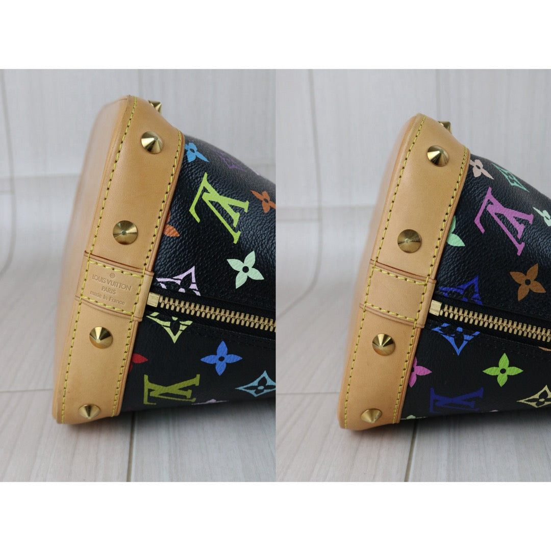 Include Entrupy Certificate of Authenticity｜Very Good ( Rank A)｜Louis Vuitton Monogram Takashi Murakam Multicolor Alma HandBag｜S26073118