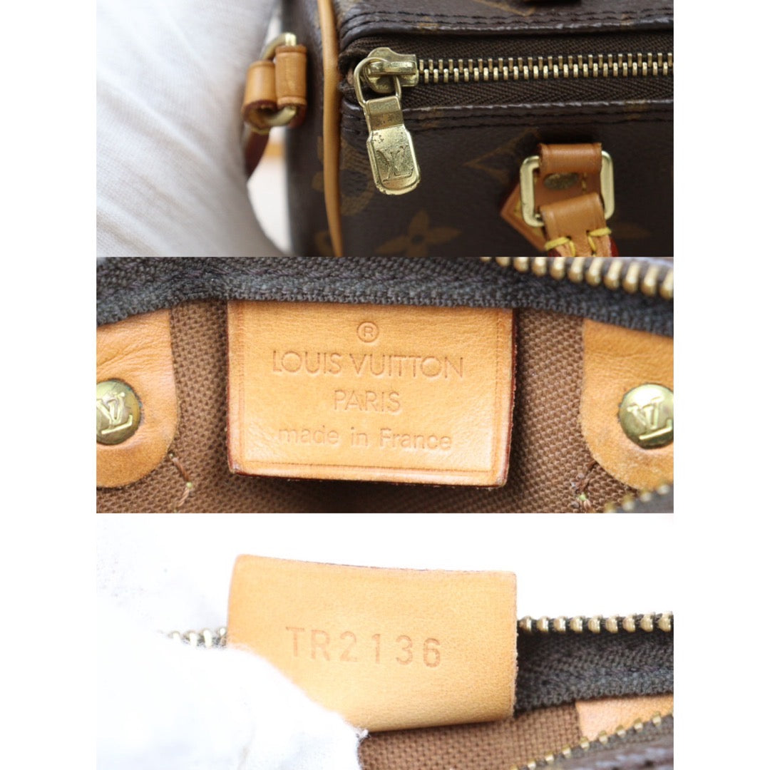 Rank AB ｜LV Monogram Nano Speedy  Shoulder Bag｜S24042603