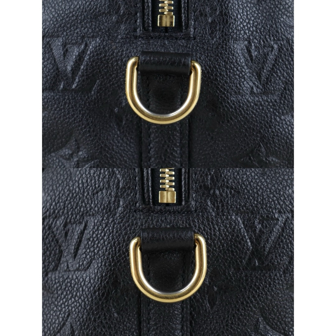 Include Entrupy Certificate of Authenticity｜Very Good ( Rank A)｜ Louis Vuitton  Current Model Monogram Empreinte Speedy 35 Handbag Shoulder Bag  Black｜S26060802