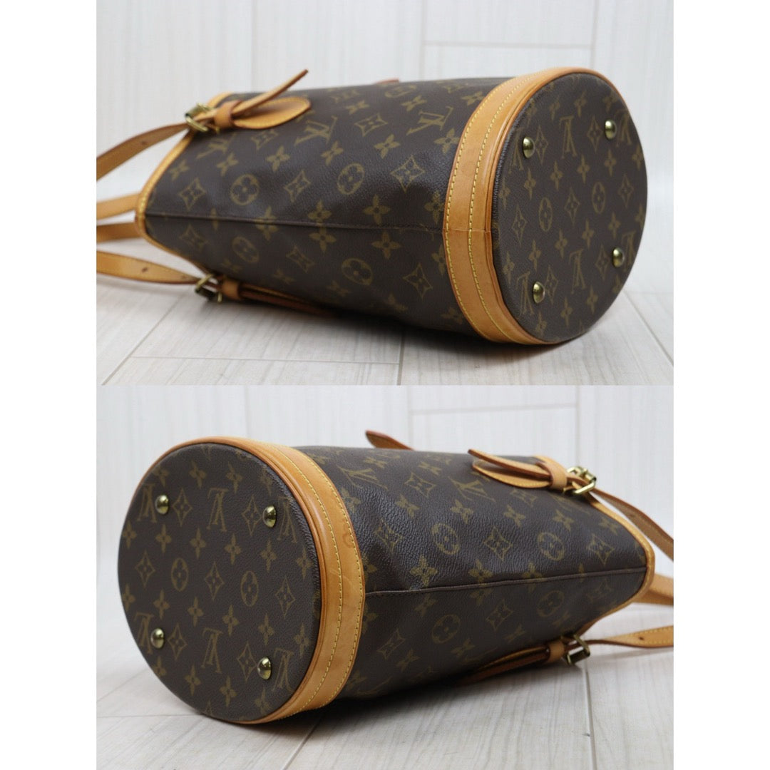 Include Entrupy Certificate of Authenticity｜Good ( Rank AB)｜ Louis Vuitton Monogram  Petit Bucket PM Tote Bag  ｜26042304